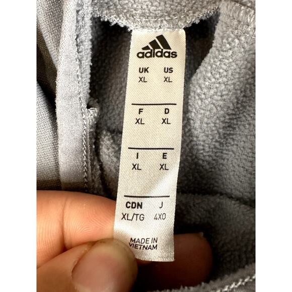 Houston Dynamos Adidas MLS Soccer Tiro 19 Warm‎ Up Top DW4804 Gray Grey Mens XL - Picture 6 of 9